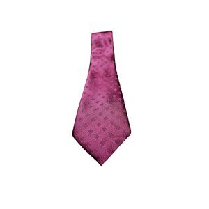 Vintage Wembley Leatherback Satins Maroon Tie